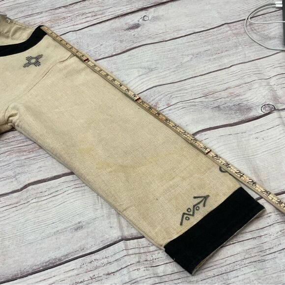 Vintage Venus Imports 100% Cotton Jacket Black and Natural Size XL Southwestern - Picture 5 of 7